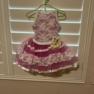 Little girl, ballet costume.